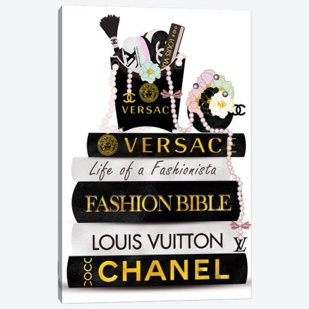 Louis Vuitton Dripping Logo Pattern by Julie Schreiber Fine Art Paper Print ( Fashion > Fashion Brands > Louis Vuitton art) - 24x16x.25