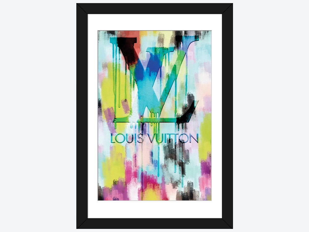 Louis Vuitton Paint Drip Graffiti Pop Art Canvas