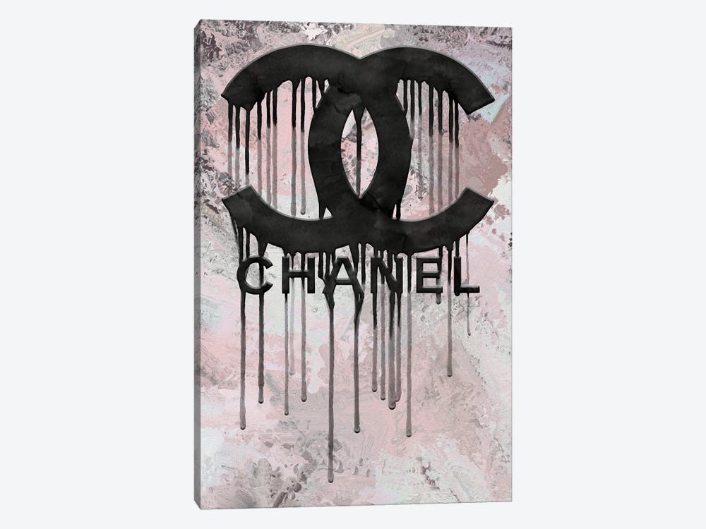Grunged And Dripping CC 1-piece Canvas Print