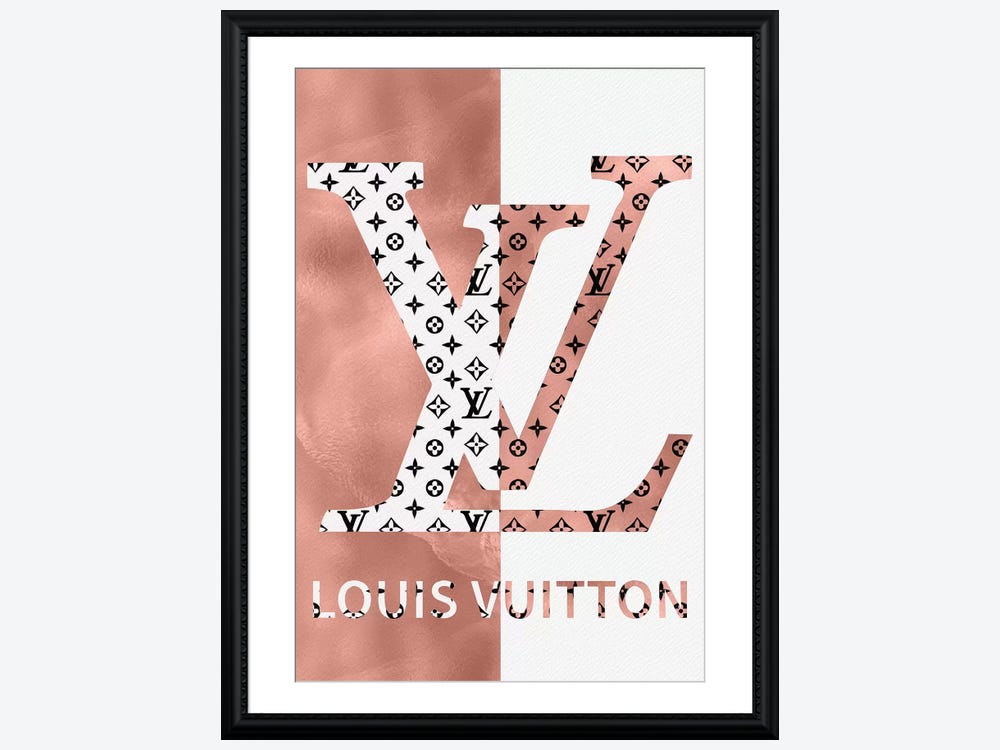 24 Karat Fashion Rose Gold by Pomaikai Barron Fine Art Paper Print ( Fashion > Fashion Brands > Louis Vuitton art) - 24x16x.25