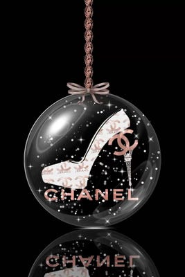 Oh, My Chanel Glitter Ball III Can - Canvas Wall Art | Pomaikai Barron