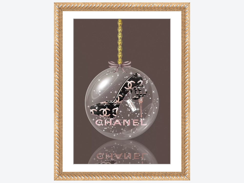Oh, My Chanel Glitter Ball Canvas Print by Pomaikai Barron