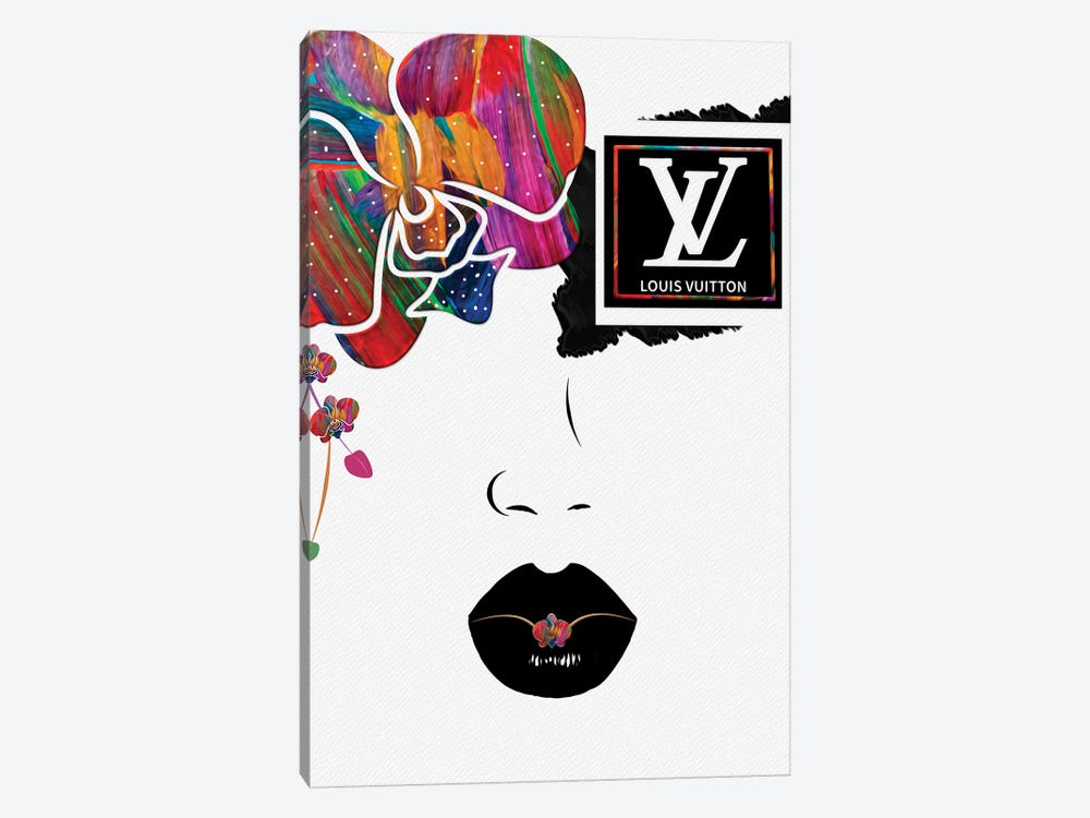 Blinding Orchid Eye Fashion Face by Pomaikai Barron 1-piece Art Print