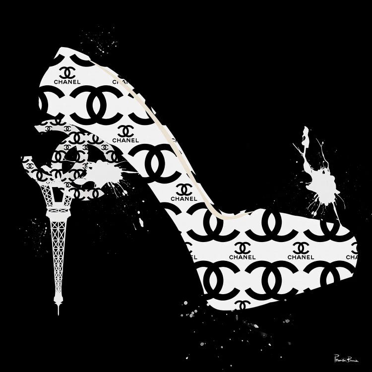 Black And White CC High Heels Fashion II