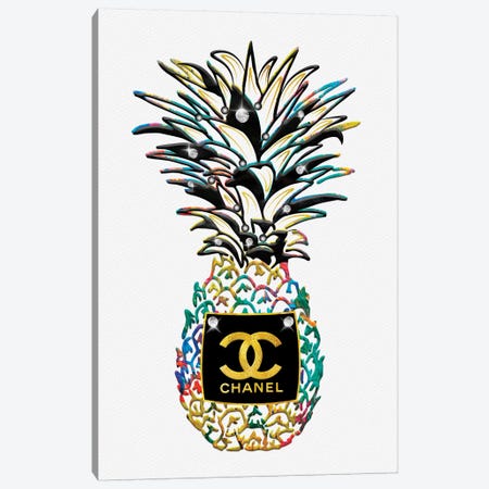 CC Savage Colorful Fashion Pineapple Canvas Print #POB298} by Pomaikai Barron Canvas Art Print