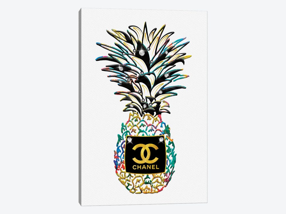 CC Savage Colorful Fashion Pineapple by Pomaikai Barron 1-piece Canvas Art