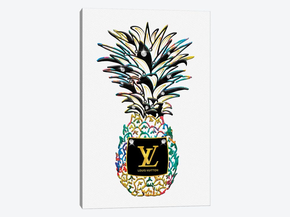 LV Savage Kolorful Fashion Pineapple by Pomaikai Barron 1-piece Art Print