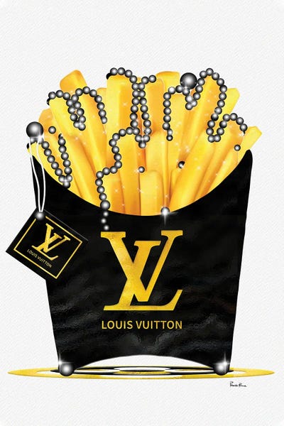 Louis Vuitton: Fashion Fresh Louis Gold Fries & Pearls by Pomaikai Barron