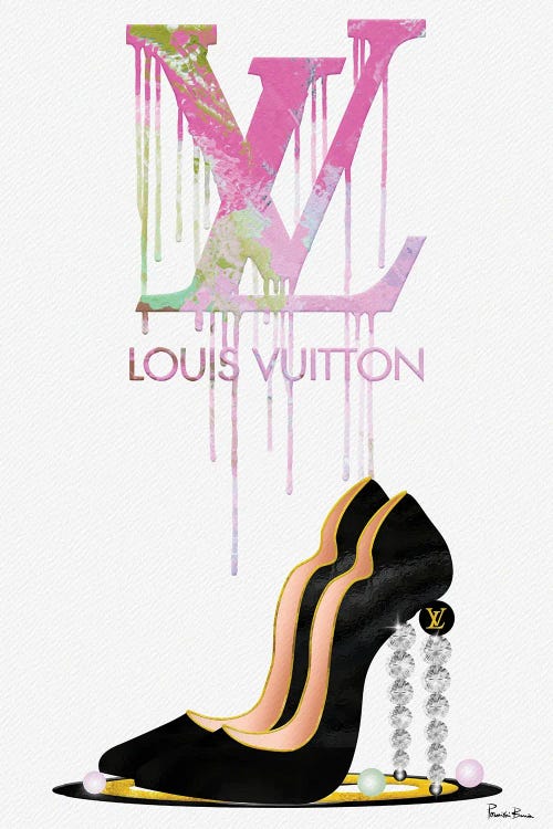 Fashion Drips_LV Candy High Heels, Diamonds & Pearls