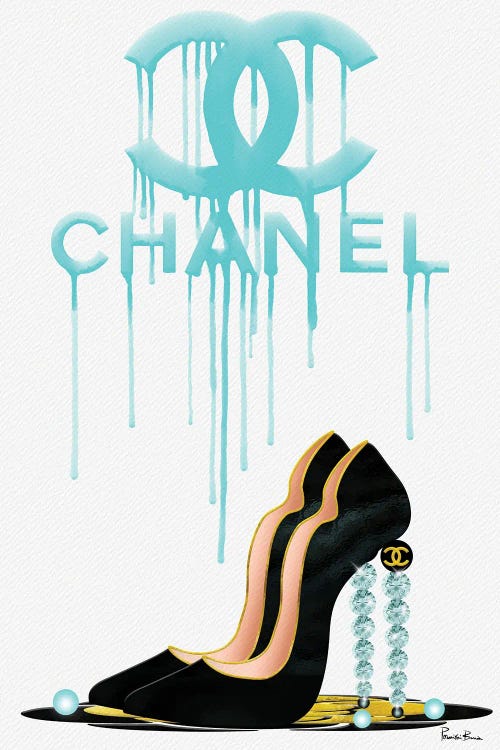 Fashion Drips_CC Teal High Heels, Diamonds & Pearls