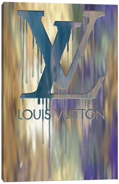 Fashion Drips LV Vida Canvas Art Print - Louis Vuitton Art