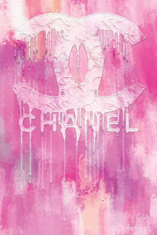 Fashion Drips CC Pinkly by Pomaikai Barron wall art