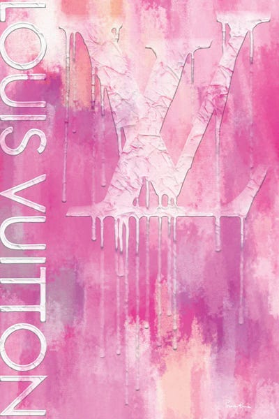 Typography: Fashion Drips LV Pinkly by Pomaikai Barron