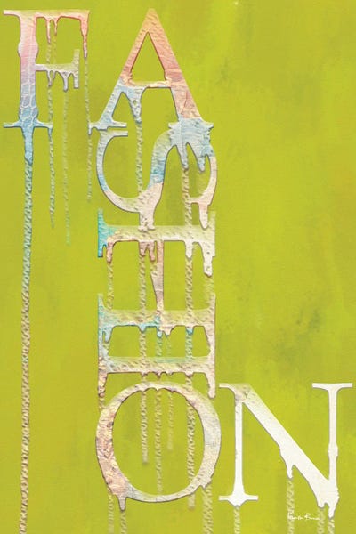 Fashion Grunged & Dripping by Pomaikai Barron framed wall art