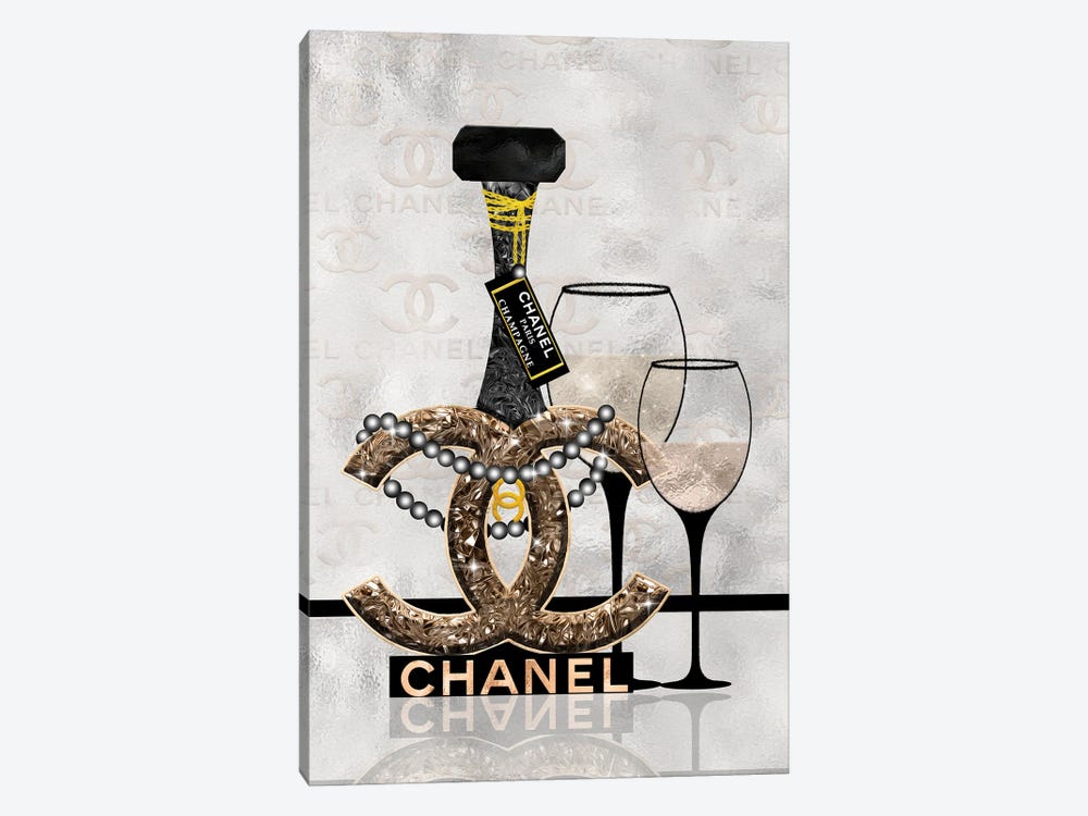Getting Tipsy With Chanel by Pomaikai Barron 1-piece Canvas Art Print