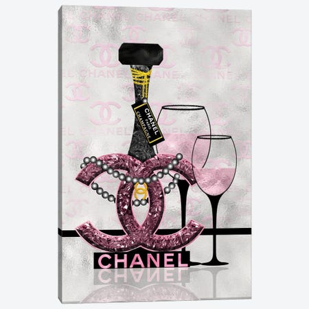 Getting Tipsy With Chanel III Canvas Print #POB352} by Pomaikai Barron Canvas Art