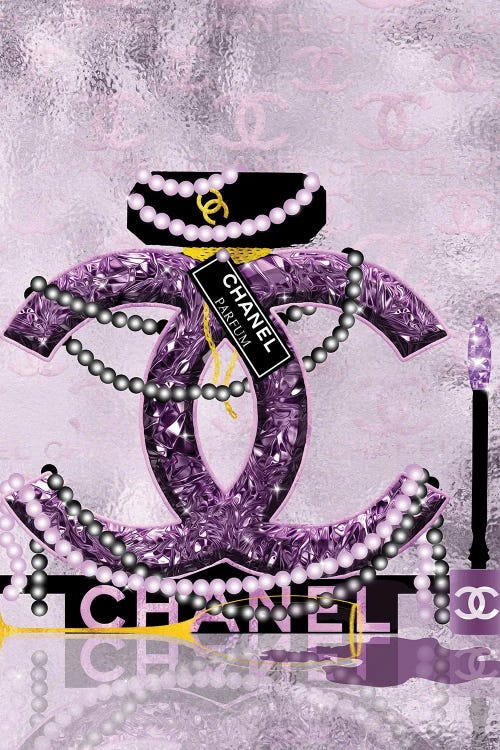 Coco Chanel's Soup Purple Pop Art - Bisca