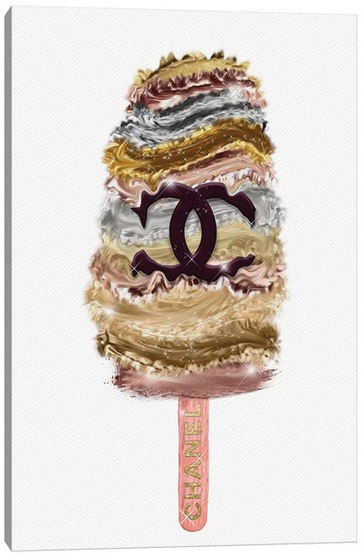CC Prescious Metals Fashion Ice Cream Bar Canvas Art Print - Ice Cream & Popsicles