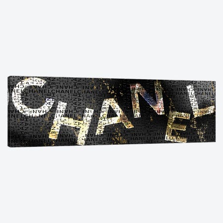 Chanel and More Dripping Logos by Julie Schreiber Fine Art Paper Print ( Fashion > Fashion Brands > Louis Vuitton art) - 24x16x.25
