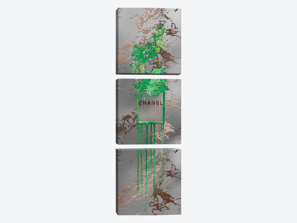 Fashion Fantasy Perfume Bottle & Bonsai Tree II by Pomaikai Barron 3-piece Canvas Print