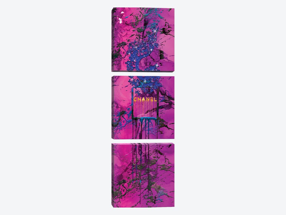 Fashion Fantasy Perfume Bottle & Bonsai Tree III 3-piece Canvas Artwork