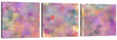 Fairy Tale Triptych Canvas Art Print - Colorful Abstracts