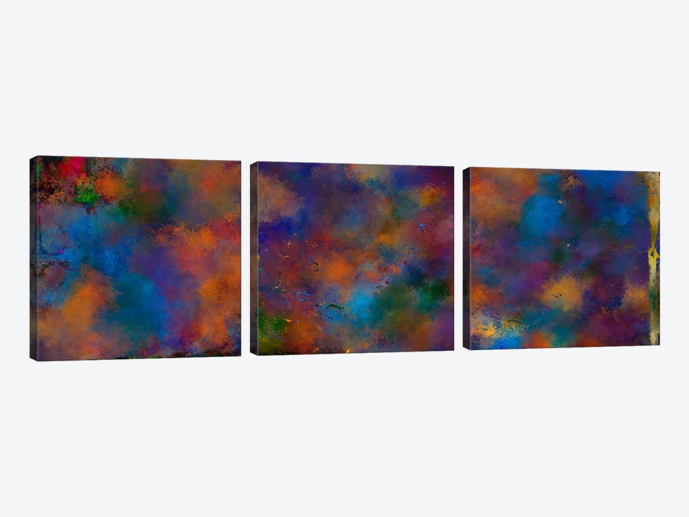 Hypnotize Triptych by Pomaikai Barron 3-piece Canvas Print