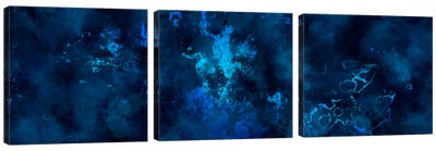 Storm Triptych Canvas Art Print - Indigo Art