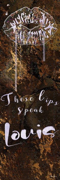 Glam Bedroom: These Lips Speak Louis by Pomaikai Barron