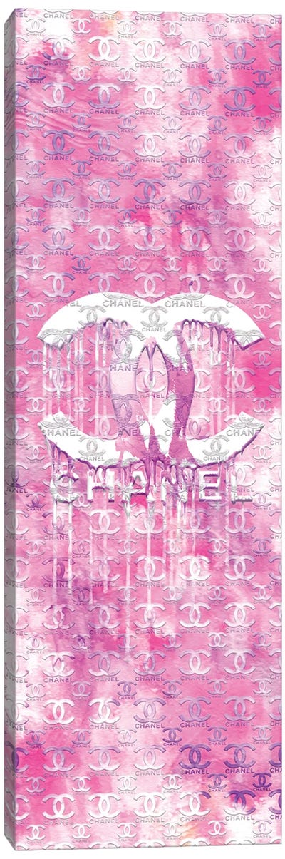 I Do Pink Chanel Canvas Art Print - Pomaikai Barron