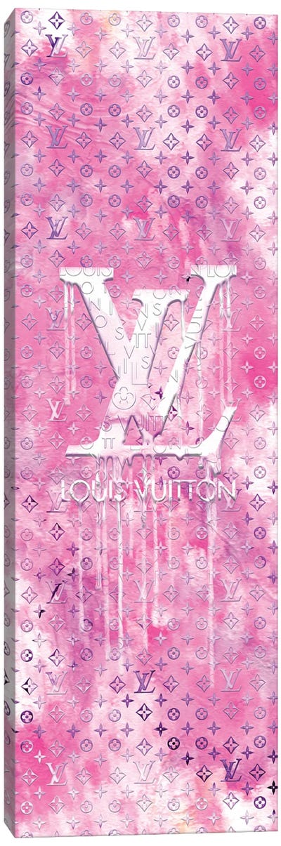 I Do Pink Louis Canvas Art Print - Fashion Typography