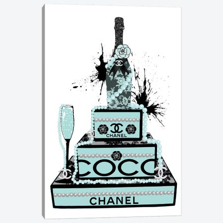 Chanel Bottles by Martina Pavlova Fine Art Paper Print ( Food & Drink > Drinks > Champagne art) - 24x16x.25