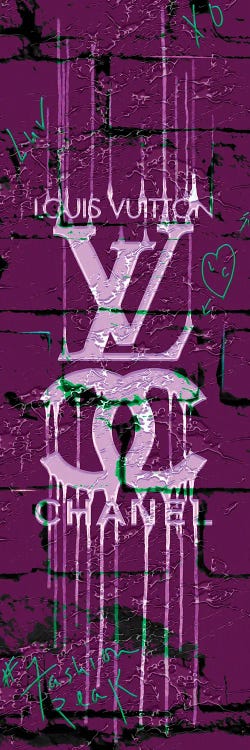 iCanvas Grunged And Dripping LV II by Pomaikai Barron Canvas