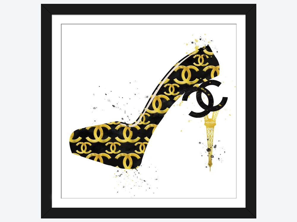 Contemporary Art - Mixed media - Lapin toy Chanel Gold black - Vili