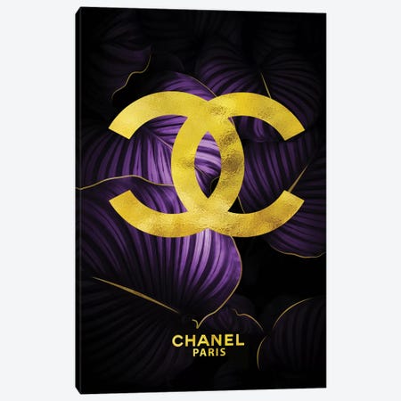 Chanel Double Cs Tropical Blue Art Print by Pomaikai Barron | iCanvas