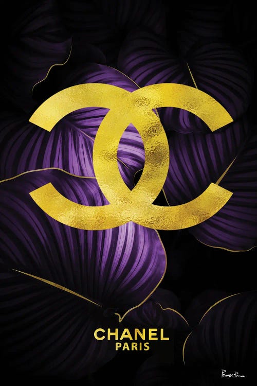 Chanel Purple Double Cs Tropical Purple