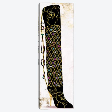 Thigh High Boot Fashion Bag With Multicolored Jewels Canvas Print #POB564} by Pomaikai Barron Canvas Wall Art