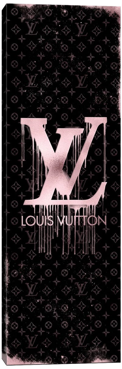I Do Rose Gold Louis Canvas Art Print - Louis Vuitton Art