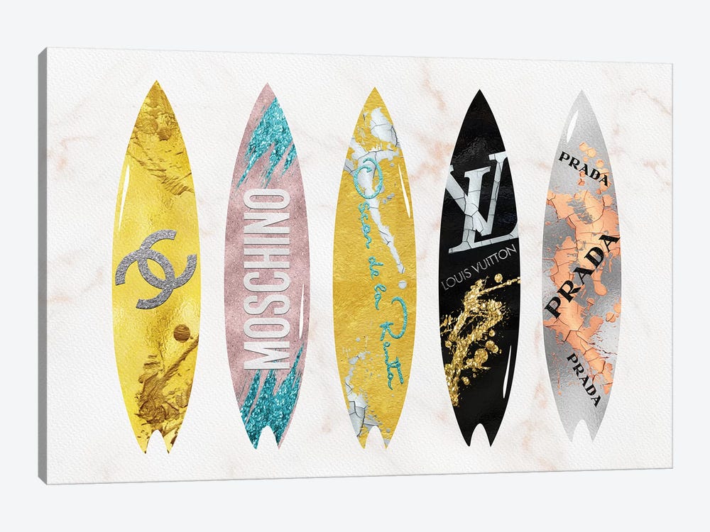 Best Of The Best Fashion Surfboards by Pomaikai Barron 1-piece Canvas Artwork