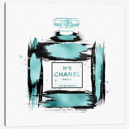 blue chanel pictures wall decor
