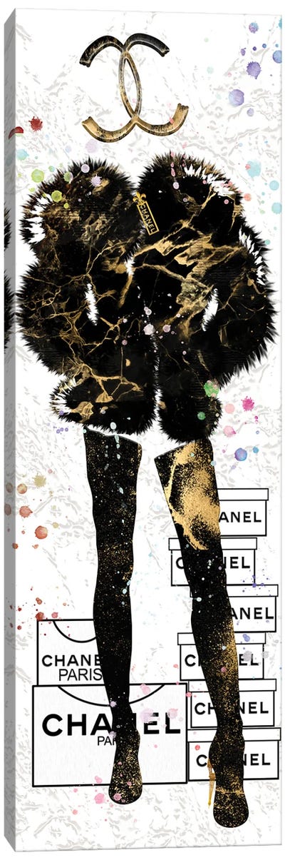 Chanel Freak! Canvas Art Print - Shopping Art