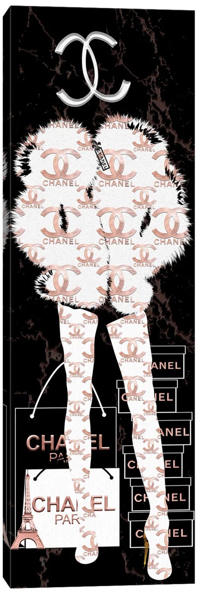 It'S The 'Chanel Freak' In Me Canvas Art Print - Shopping Art