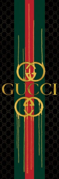 Gucci: Fashion Drips GG On Black by Pomaikai Barron