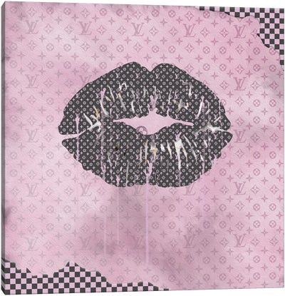 LVly Lips III Canvas Art Print - Lips Art