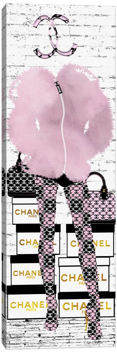 Chanel Freak II Canvas Art Print - Bag & Purse Art