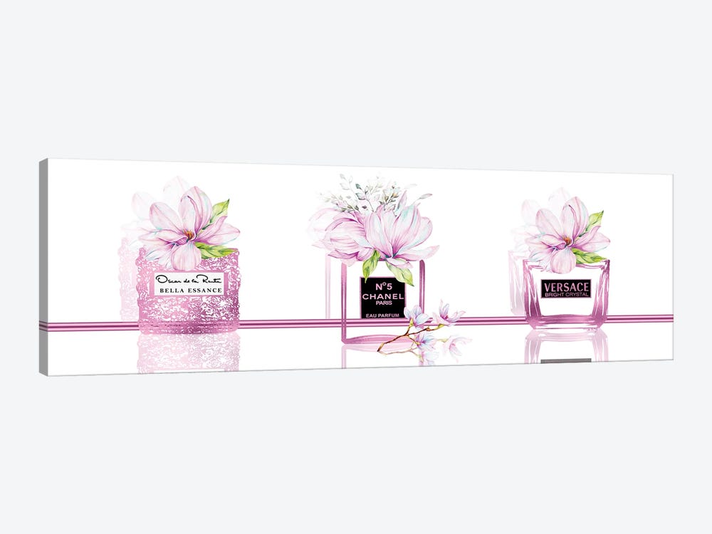 Perfectly Pink Perfume Trio With Magnolias by Pomaikai Barron 1-piece Art Print
