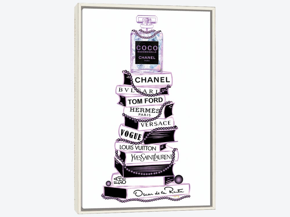 Framed Poster Prints - Purple Perfume Bottle by Madeline Blake ( Fashion > Hair & Beauty > Perfume Bottles art) - 32x24x1