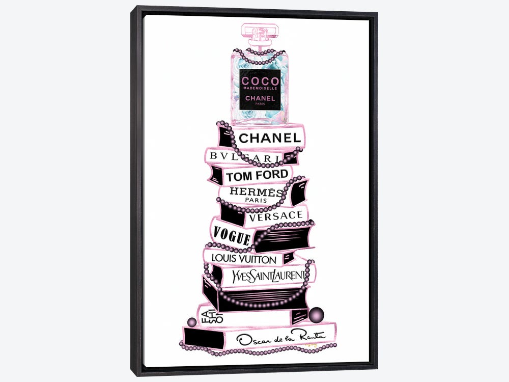 LV, Louis Vuitton, Gucci, Coco Chanel, Prada Wall Decor Poster Print Set -  Designer Fashion Modern Art Pictures for Home, Apartment, Bedroom