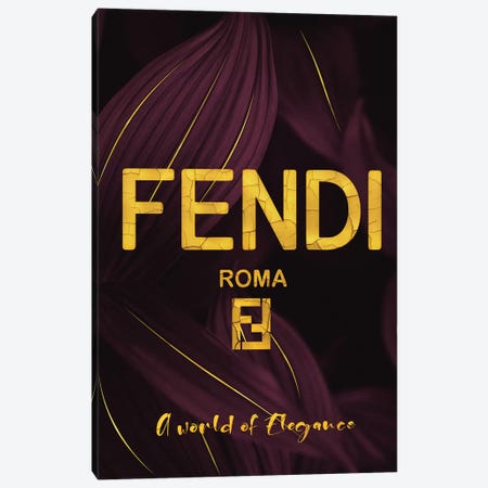 Fendi Roma A World Of Elegance Canvas Print #POB77} by Pomaikai Barron Art Print