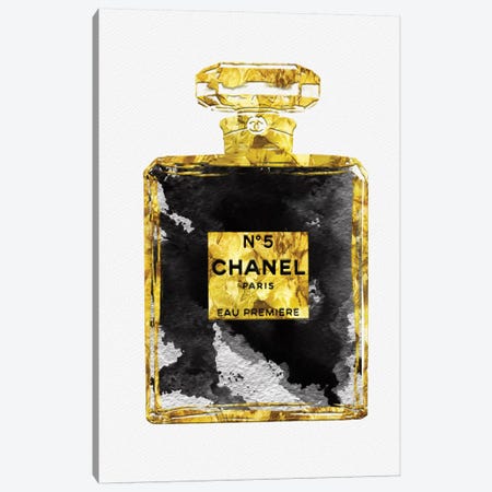 Chanel Black Canvas Print by Art Mirano | iCanvas
